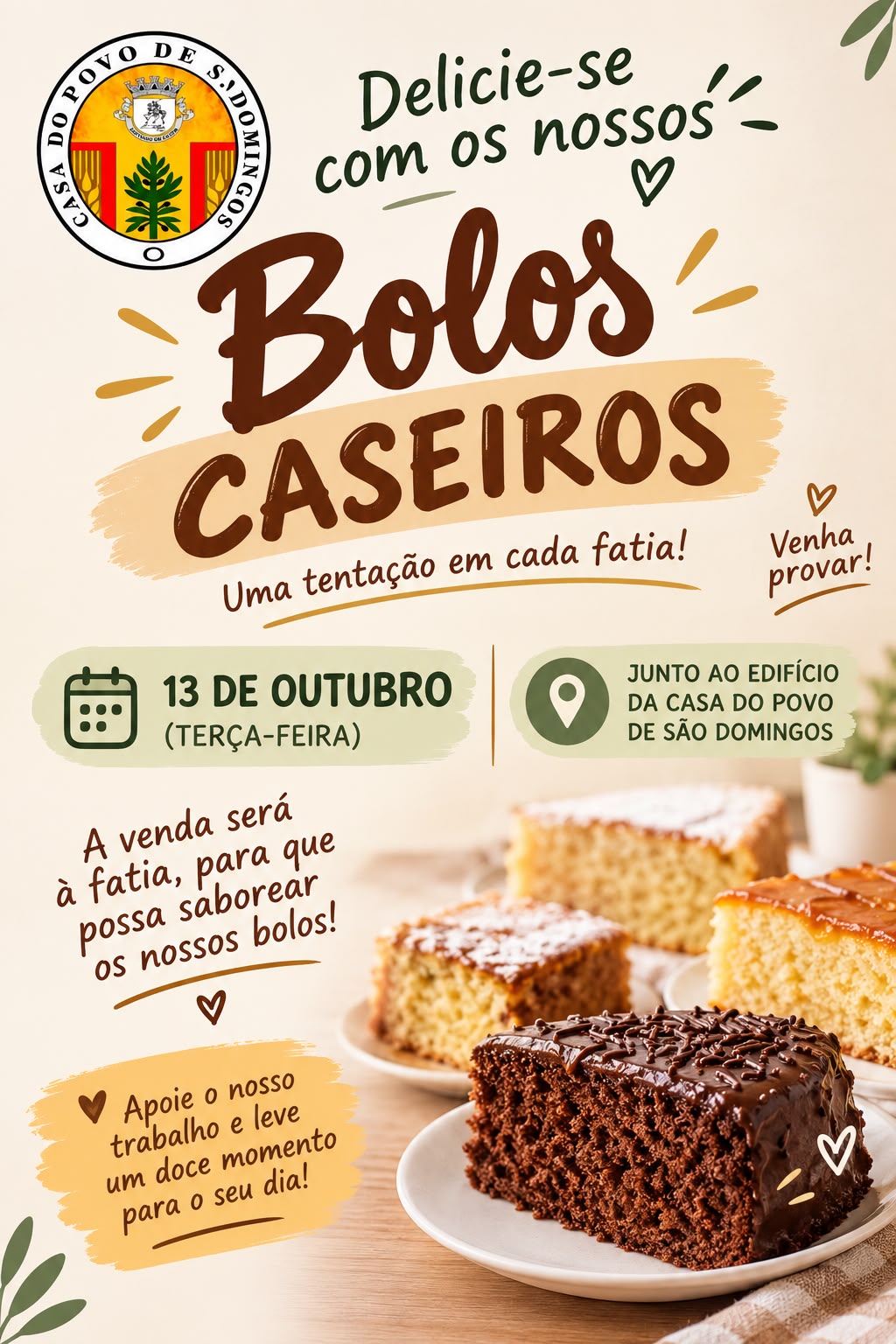 Venda de Bolos Caseiros